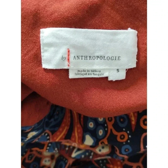 Anthropologie Floral Flowing Skirt Small 1C - Picture 3 of 5